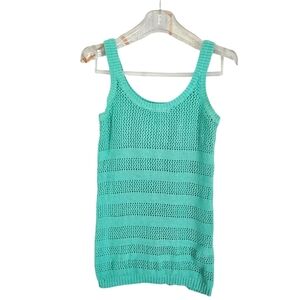 Reitmans XS crochet 100% cotton knit Tank Top New